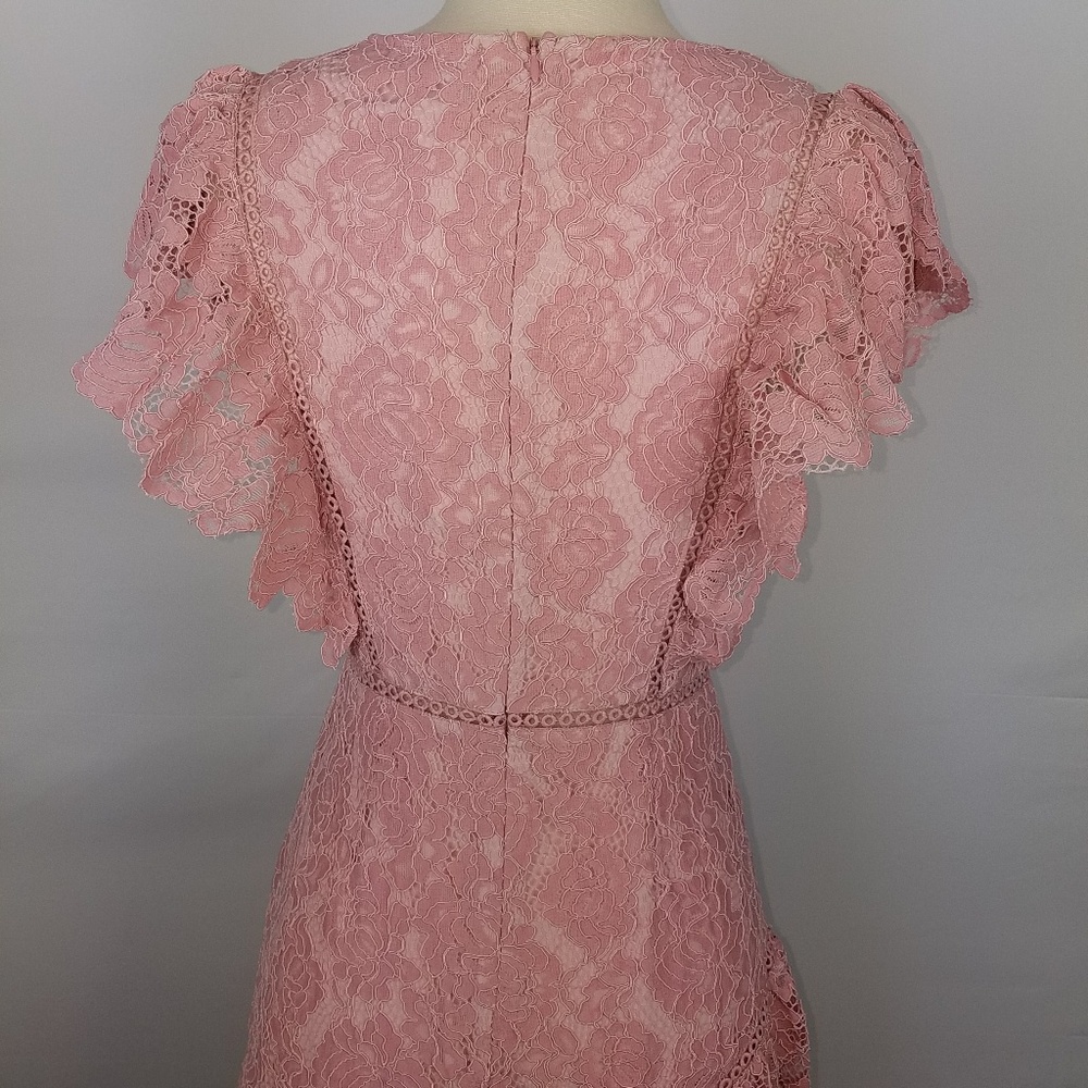 LACE RUFFLE DRESS - Picture 7 of 8